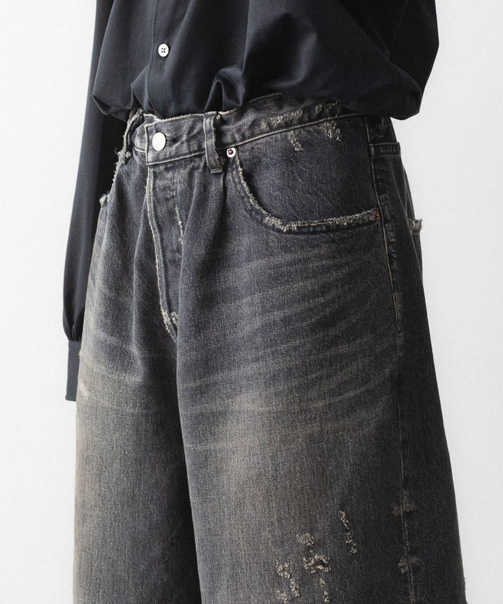 ssstein(シュタイン)のBAGGY DENIM SHORTS - BLACKの公式通販サイトsession福岡セレクトショップ