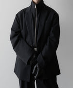 画像をギャラリービューアに読み込む, ssstein(シュタイン)の24AWコレクション DRIZZLER ZIP UP JACKET - BLACK 公式通販サイトsession福岡セレクトショップ
