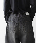 画像をギャラリービューアに読み込む, 【ssstein】 BAGGY DENIM SHORTS - BLACK
