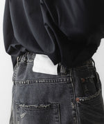 画像をギャラリービューアに読み込む, ssstein(シュタイン)のBAGGY DENIM SHORTS - BLACKの公式通販サイトsession福岡セレクトショップ
