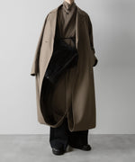 画像をギャラリービューアに読み込む, ssstein(シュタイン)の24AWコレクション OVERSIZED DOCKING DOUBLE BREASTED COAT - DARK BEIGE 公式通販サイトsession福岡セレクトショップ
