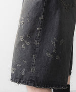 画像をギャラリービューアに読み込む, ssstein(シュタイン)のBAGGY DENIM SHORTS - BLACKの公式通販サイトsession福岡セレクトショップ
