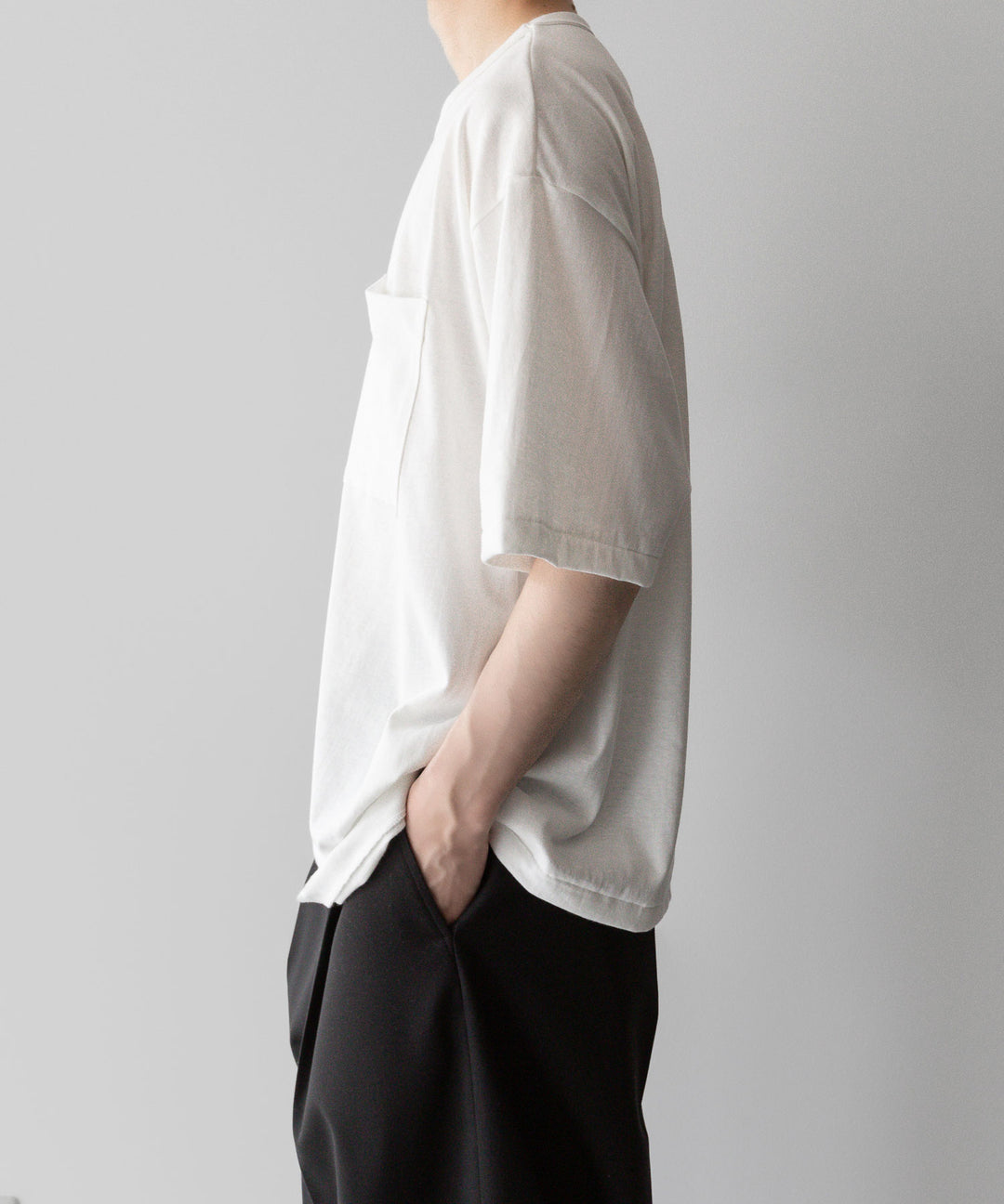 【INTÉRIM】インテリムのBINDER NECK LOOP WHEEL AME-KAJI POCKET TEE - OFFの公式通販サイトsession福岡セレクトショップ