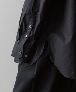 ssstein(シュタイン)の24AWコレクション OVERSIZED DOWN PAT SHIRT - DARK CHARCOAL 公式通販サイトsession福岡セレクトショップ