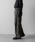 画像をギャラリービューアに読み込む, ssstein(シュタイン)のTWIST SEAM BAGGY VINTAGE DENIM JEANS - BLACKの公式通販サイトsession福岡セレクトショップ
