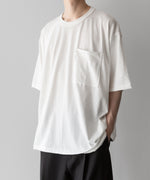 画像をギャラリービューアに読み込む, 【INTÉRIM】インテリムのBINDER NECK LOOP WHEEL AME-KAJI POCKET TEE - OFFの公式通販サイトsession福岡セレクトショップ
