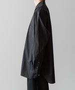 画像をギャラリービューアに読み込む, ssstein(シュタイン)の24AWコレクション OVERSIZED DOWN PAT SHIRT - DARK CHARCOAL 公式通販サイトsession福岡セレクトショップ
