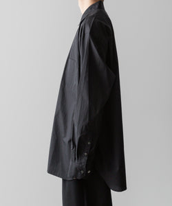 ssstein(シュタイン)の24AWコレクション OVERSIZED DOWN PAT SHIRT - DARK CHARCOAL 公式通販サイトsession福岡セレクトショップ