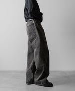 画像をギャラリービューアに読み込む, ssstein(シュタイン)のTWIST SEAM BAGGY VINTAGE DENIM JEANS - BLACKの公式通販サイトsession福岡セレクトショップ
