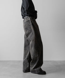 ssstein(シュタイン)のTWIST SEAM BAGGY VINTAGE DENIM JEANS - BLACKの公式通販サイトsession福岡セレクトショップ