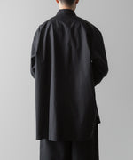 画像をギャラリービューアに読み込む, ssstein(シュタイン)の24AWコレクション OVERSIZED DOWN PAT SHIRT - DARK CHARCOAL 公式通販サイトsession福岡セレクトショップ
