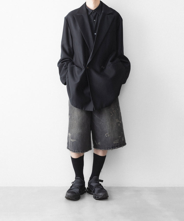 ssstein(シュタイン)のBAGGY DENIM SHORTS - BLACKの公式通販サイトsession福岡セレクトショップ