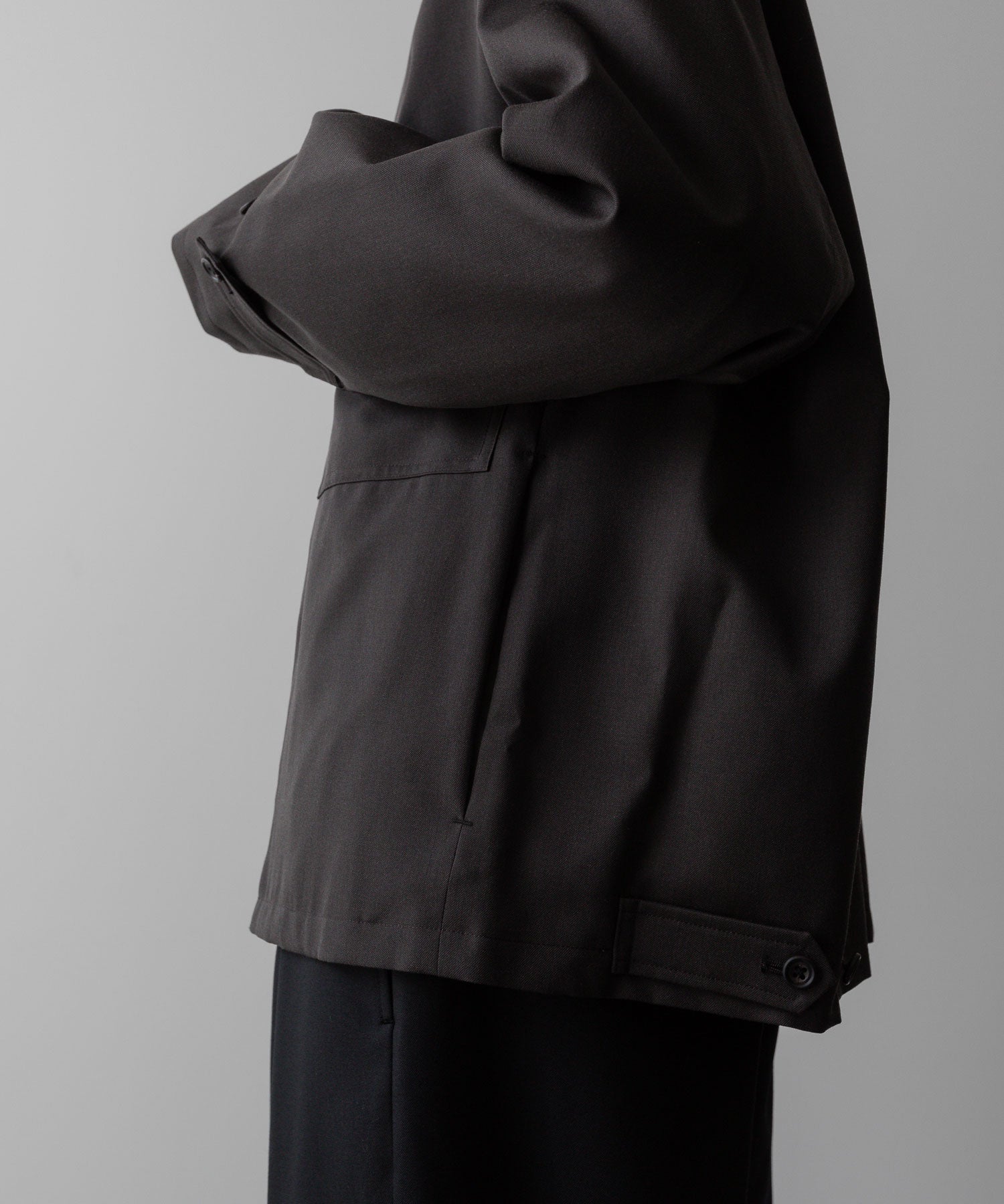 ssstein(シュタイン)の24AWコレクション DRIZZLER ZIP UP JACKET - GREY KHAKI 公式通販サイトsession福岡セレクトショップ