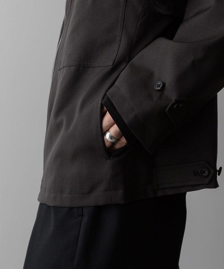 ssstein(シュタイン)の24AWコレクション DRIZZLER ZIP UP JACKET - GREY KHAKI 公式通販サイトsession福岡セレクトショップ
