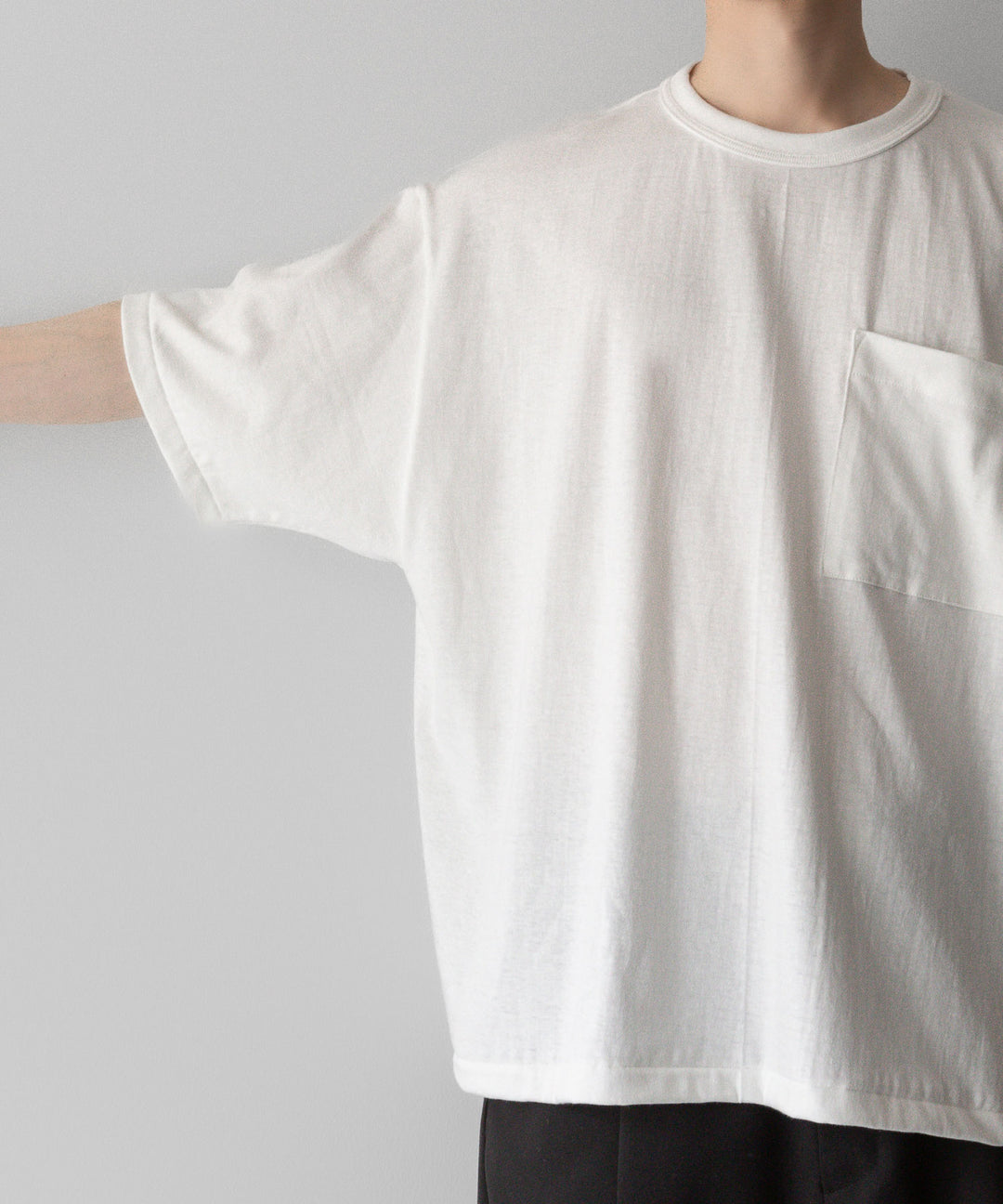 【INTÉRIM】インテリムのBINDER NECK LOOP WHEEL AME-KAJI POCKET TEE - OFFの公式通販サイトsession福岡セレクトショップ