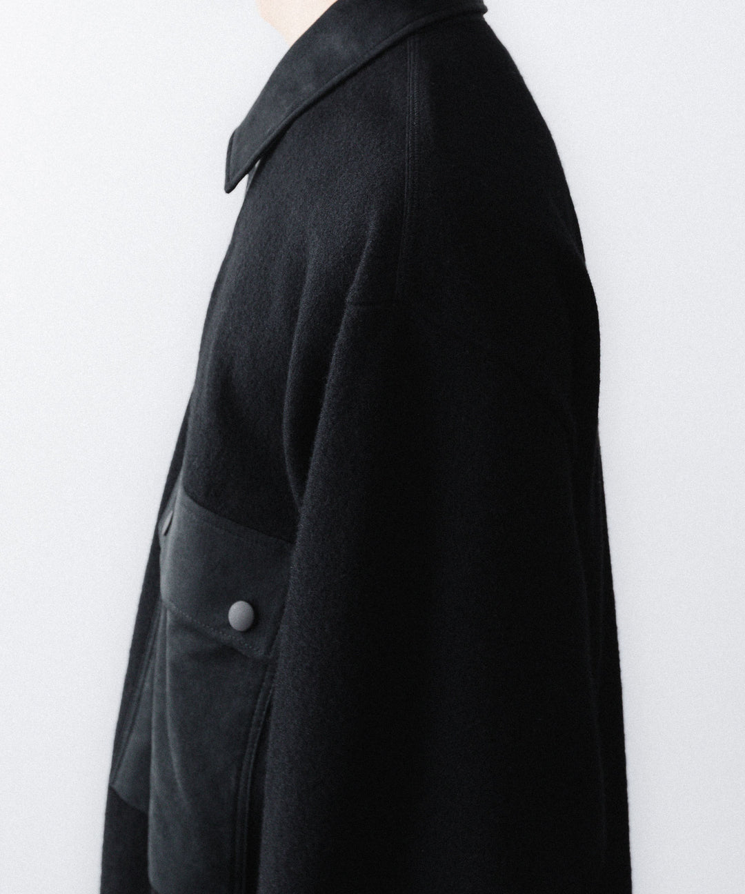 UJOH - ウジョーのPOLO COLLAR PULLOVER のBLACK公式通販サイトsession福岡セレクトショップ