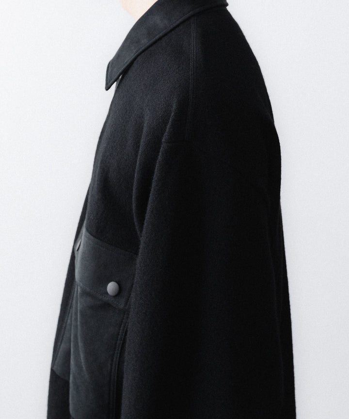 UJOH - ウジョーのPOLO COLLAR PULLOVER のBLACK公式通販サイトsession福岡セレクトショップ