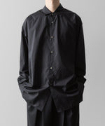 画像をギャラリービューアに読み込む, ssstein(シュタイン)の24AWコレクション OVERSIZED DOWN PAT SHIRT - DARK CHARCOAL 公式通販サイトsession福岡セレクトショップ
