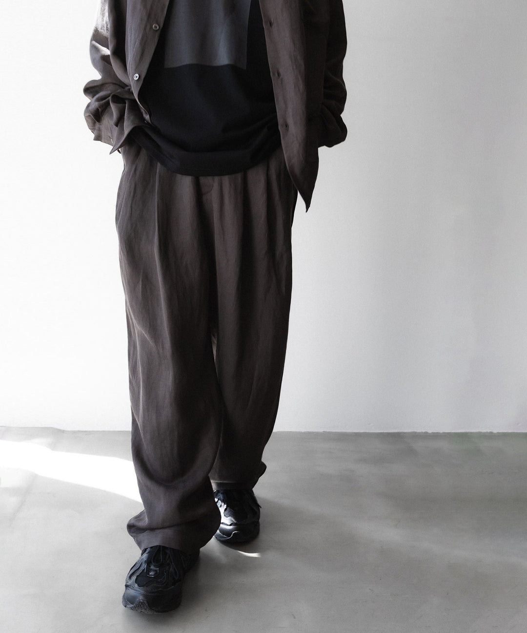 ssstein(シュタイン)のVIS/LI TWILL WIDE EASY TROUSERS - KHAKIの公式通販サイトsession福岡セレクトショップ