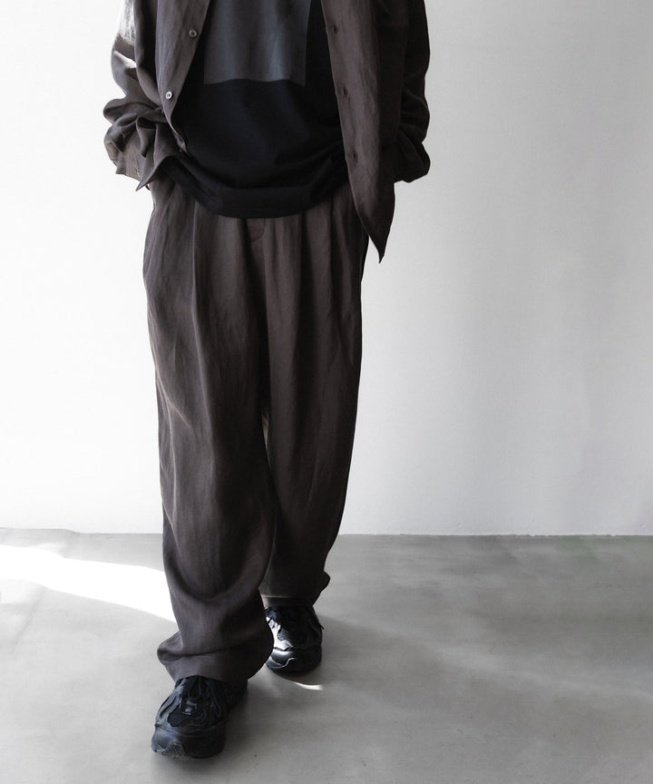 ssstein(シュタイン)のVIS/LI TWILL WIDE EASY TROUSERS - KHAKIの公式通販サイトsession福岡セレクトショップ