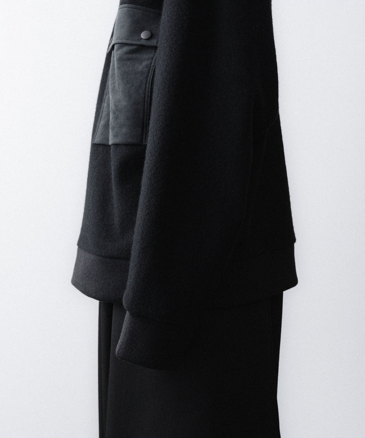 UJOH - ウジョーのPOLO COLLAR PULLOVER のBLACK公式通販サイトsession福岡セレクトショップ