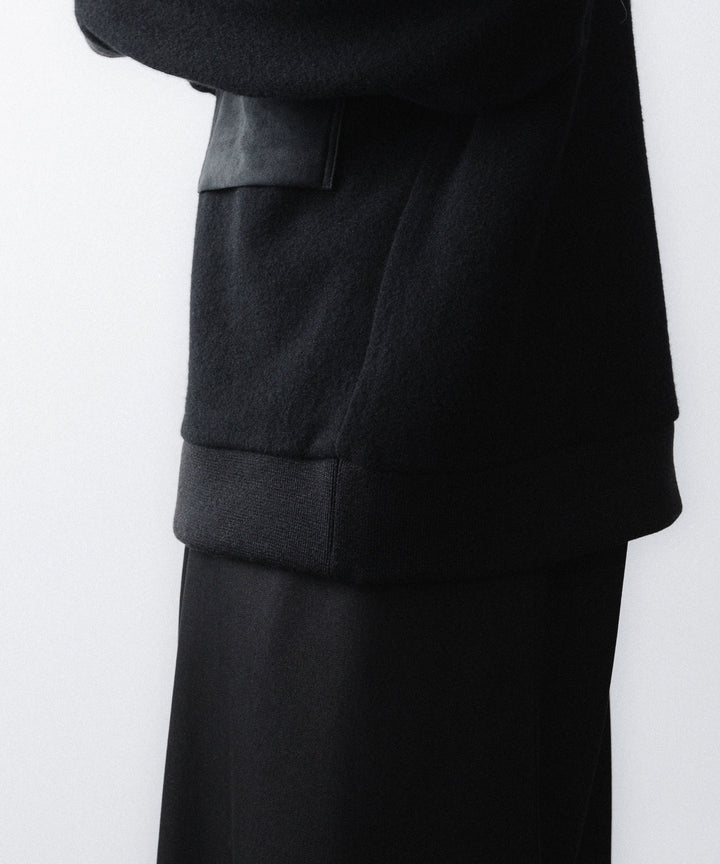 UJOH - ウジョーのPOLO COLLAR PULLOVER のBLACK公式通販サイトsession福岡セレクトショップ
