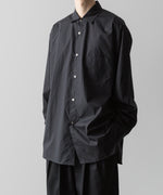 画像をギャラリービューアに読み込む, ssstein(シュタイン)の24AWコレクション OVERSIZED DOWN PAT SHIRT - DARK CHARCOAL 公式通販サイトsession福岡セレクトショップ
