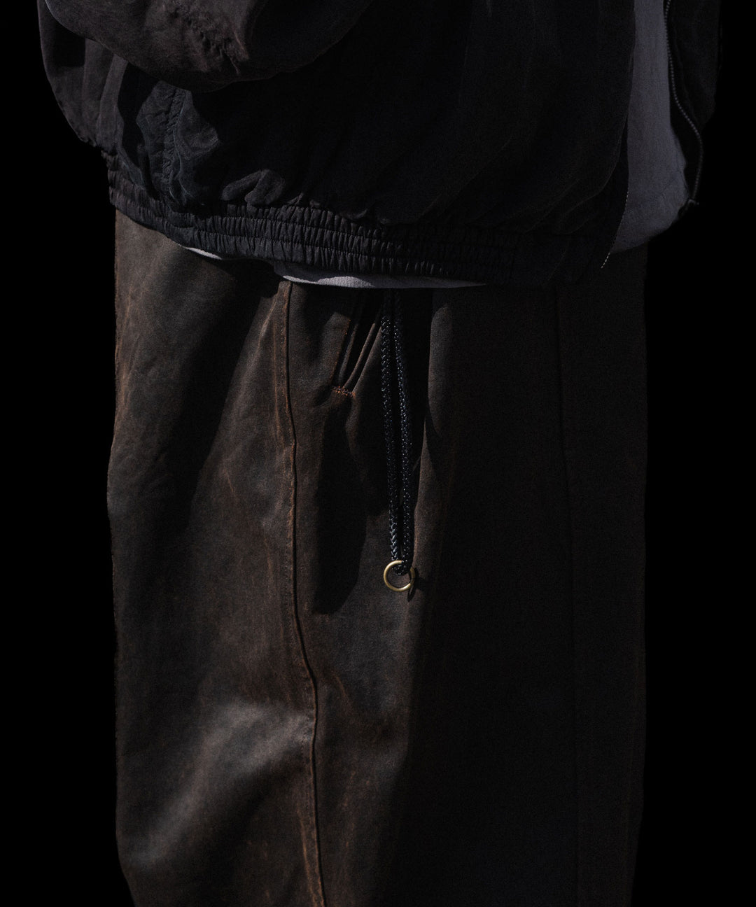 ANTHEM A アンセムエー WAX COATING NO-BRAINER PANTSのBROWN 公式通販サイトsession福岡セレクトショップ