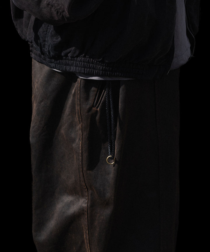 ANTHEM A アンセムエー WAX COATING NO-BRAINER PANTSのBROWN 公式通販サイトsession福岡セレクトショップ