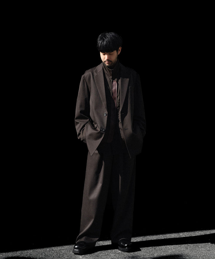 ssstein(シュタイン)のSHRUNK NYLON OVERSIZED FLIGHT JACKET - DARK BROWNの公式通販サイトsession福岡セレクトショップ