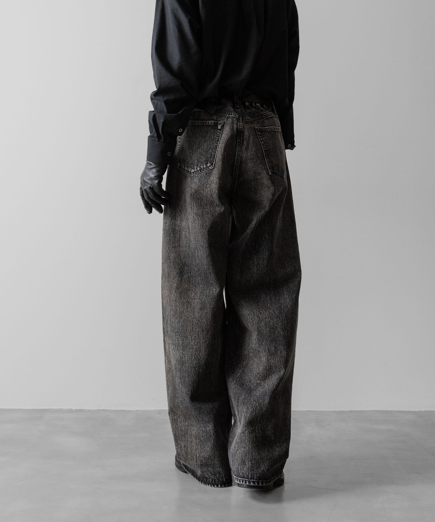 ssstein(シュタイン)のTWIST SEAM BAGGY VINTAGE DENIM JEANS - BLACKの公式通販サイトsession福岡セレクトショップ