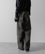 画像をギャラリービューアに読み込む, ssstein(シュタイン)のTWIST SEAM BAGGY VINTAGE DENIM JEANS - BLACKの公式通販サイトsession福岡セレクトショップ
