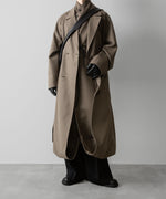 画像をギャラリービューアに読み込む, ssstein(シュタイン)の24AWコレクション OVERSIZED DOCKING DOUBLE BREASTED COAT - DARK BEIGE 公式通販サイトsession福岡セレクトショップ
