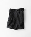 【OPPOSE DUALITY】6 POCKET PANEL SHORTS - BLACK
