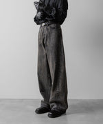 画像をギャラリービューアに読み込む, ssstein(シュタイン)のTWIST SEAM BAGGY VINTAGE DENIM JEANS - BLACKの公式通販サイトsession福岡セレクトショップ
