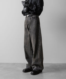 ssstein(シュタイン)のTWIST SEAM BAGGY VINTAGE DENIM JEANS - BLACKの公式通販サイトsession福岡セレクトショップ