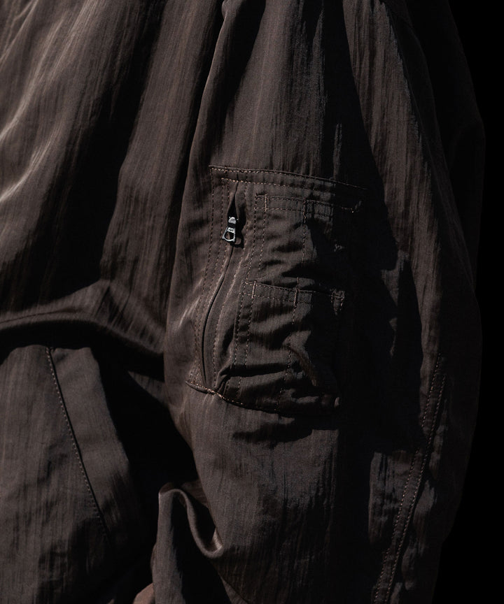ssstein(シュタイン)のSHRUNK NYLON OVERSIZED FLIGHT JACKET - DARK BROWNの公式通販サイトsession福岡セレクトショップ