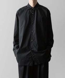 ssstein(シュタイン)の24AWコレクション OVERSIZED DOWN PAT SHIRT - BLACK 公式通販サイトsession福岡セレクトショップ