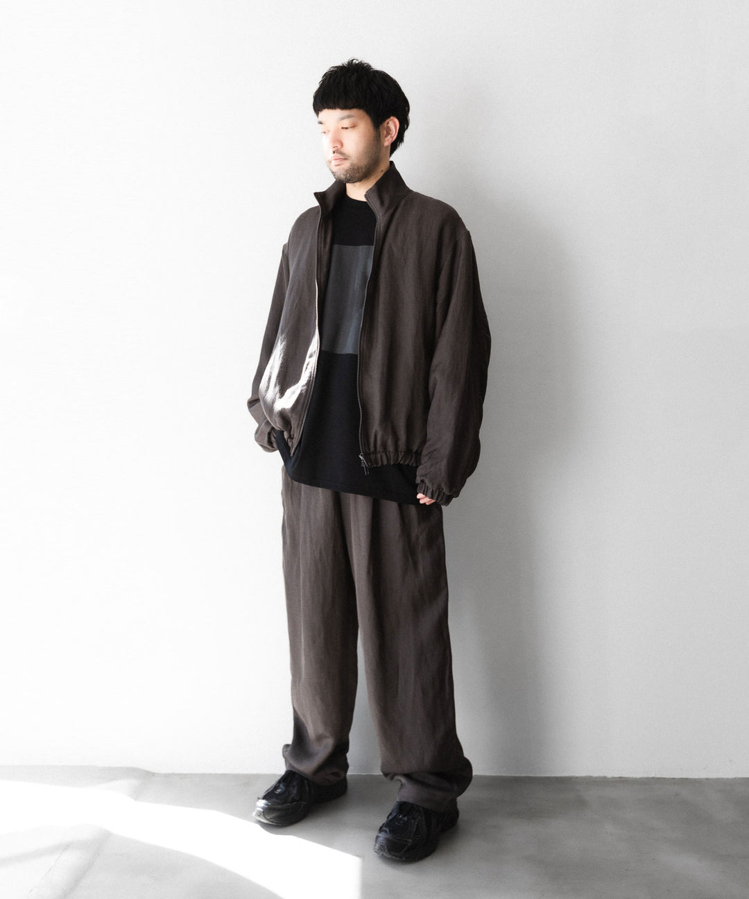 ssstein(シュタイン)のVIS/LI TWILL SHIRRED LIGHT ZIP JACKET - KHAKIの公式通販サイトsession福岡セレクトショップ