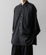 画像をギャラリービューアに読み込む, ssstein(シュタイン)の24AWコレクション OVERSIZED DOWN PAT SHIRT - BLACK 公式通販サイトsession福岡セレクトショップ
