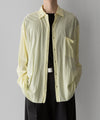 【KANEMASA PHIL.】46G ARTISAN JERSEY SHIRT - YELLOW