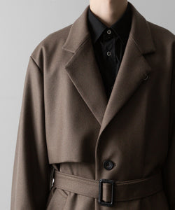 ssstein(シュタイン)の24AWコレクション LAY CHESTER COAT - DARK GREIGE 公式通販サイトsession福岡セレクトショップ