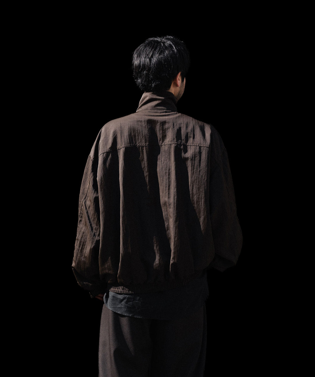 ssstein(シュタイン)のSHRUNK NYLON OVERSIZED FLIGHT JACKET - DARK BROWNの公式通販サイトsession福岡セレクトショップ
