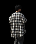 画像をギャラリービューアに読み込む, CODA -コーダのBEIGE GREY CHECKED WASHED THRASHED STRUCTURED SHIRTのBEIGE GREY CHECK公式通販サイトsession福岡セレクトショップ

