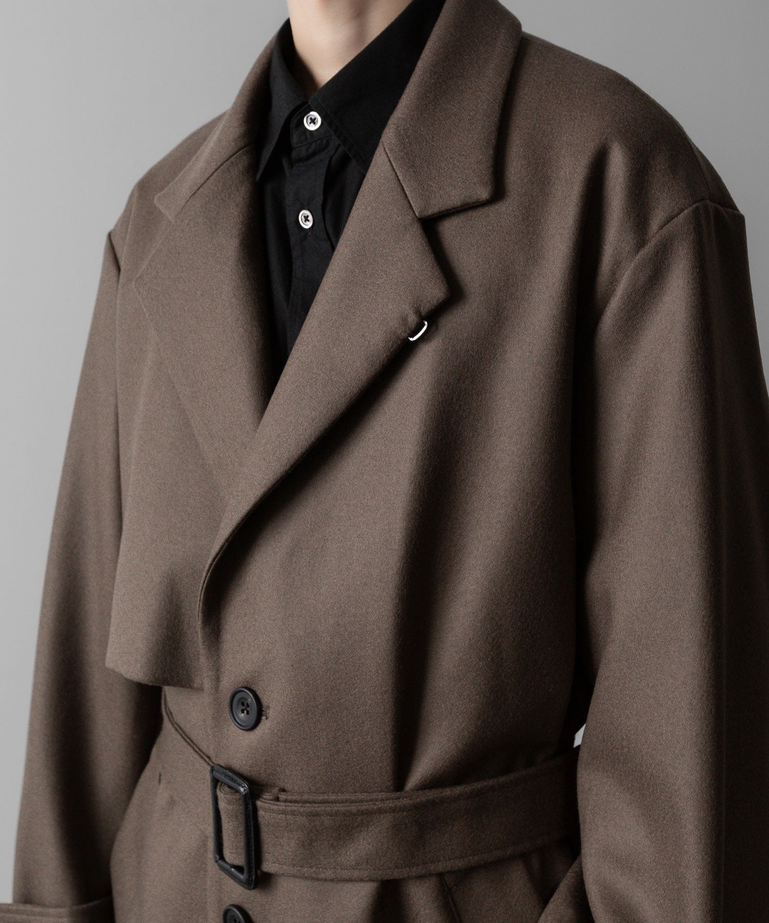 ssstein(シュタイン)の24AWコレクション LAY CHESTER COAT - DARK GREIGE 公式通販サイトsession福岡セレクトショップ