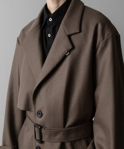 ssstein(シュタイン)の24AWコレクション LAY CHESTER COAT - DARK GREIGE 公式通販サイトsession福岡セレクトショップ