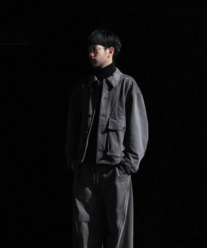 KANEMASA PHIL. カネマサフフィル36G FINE SWEAT WORK JACKETのCHARCOAL PIGMENT公式通販サイトsession福岡セレクトショップ
