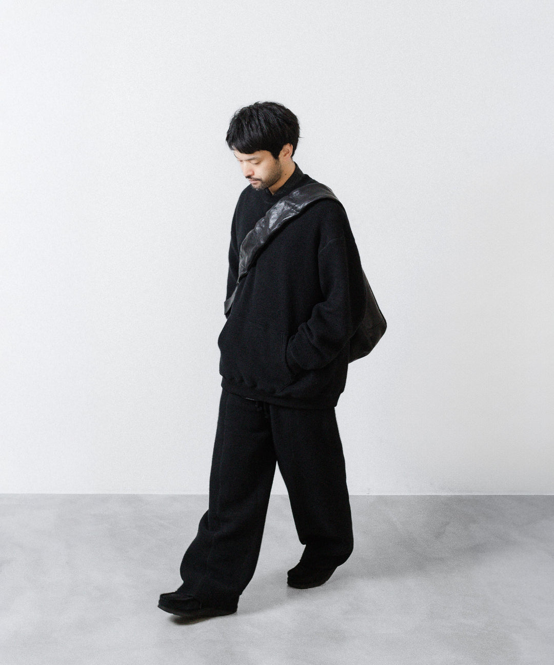 phebus- フィーバスのREVERSIBLE JERSEY JUMPERのBLACK公式通販サイトsession福岡セレクトショップ