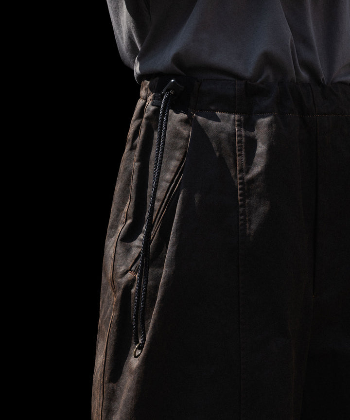 ANTHEM A アンセムエー WAX COATING NO-BRAINER PANTSのBROWN 公式通販サイトsession福岡セレクトショップ