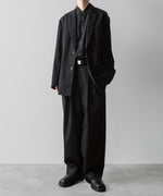 画像をギャラリービューアに読み込む, ssstein(シュタイン)の24AWコレクション OVERSIZED DOWN PAT SHIRT - BLACK 公式通販サイトsession福岡セレクトショップ
